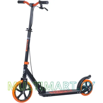 Самокат Novatrack Polis Brake 230B.POLIS.OR20 (черный/оранжевый, 2020)